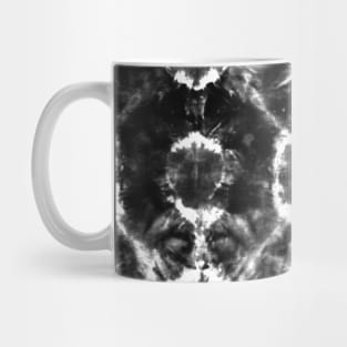 Black and White Technicolor Tie-Dye Mug